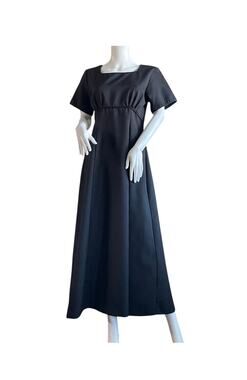 VINTAGE Simco Formal Wear Black  Maxi Dress Size 10